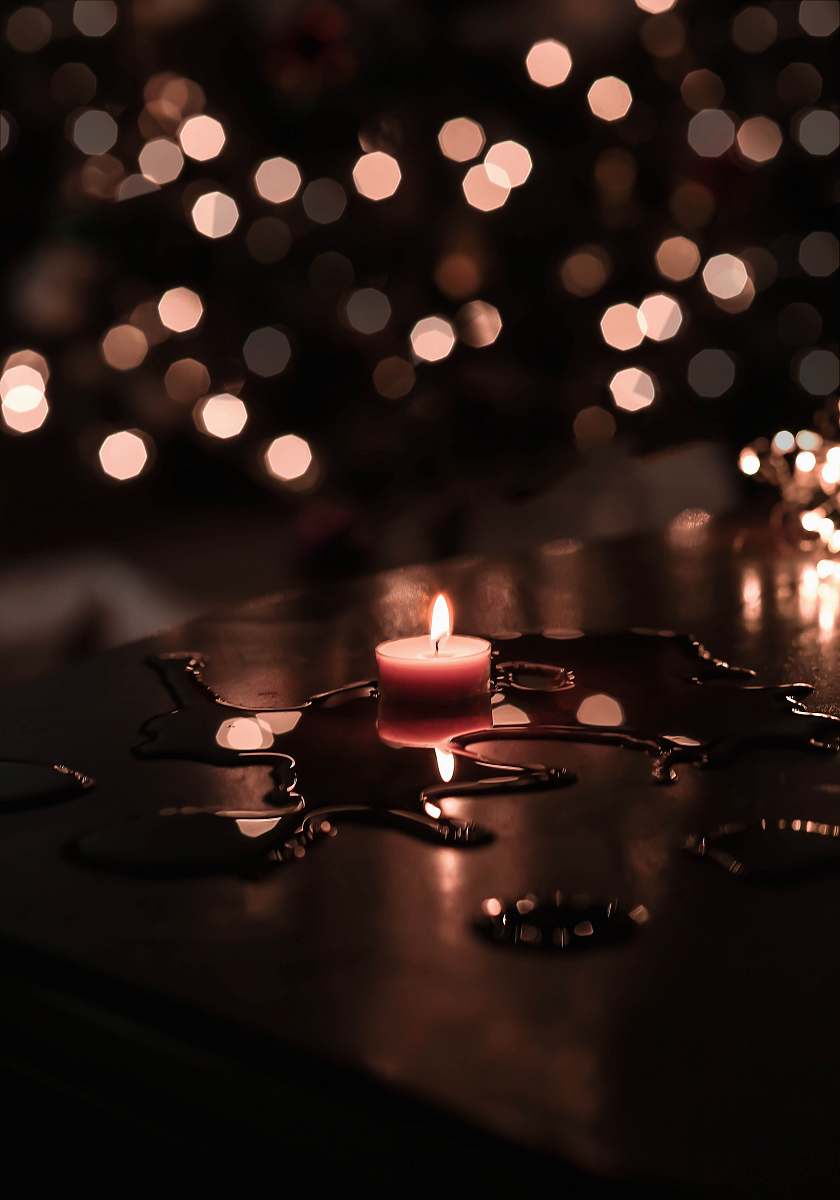 los angeles tilt shift lens photography of tealight candle united states
